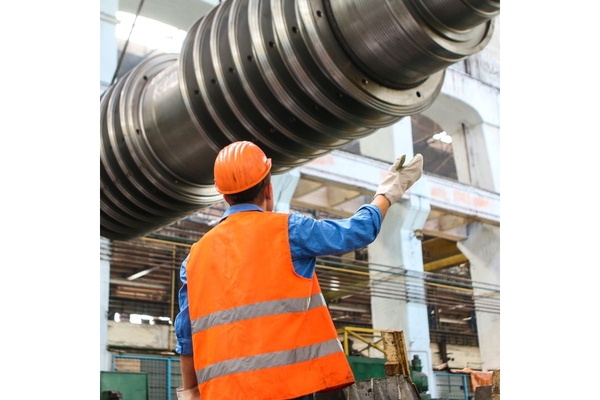 Worker in factory.
